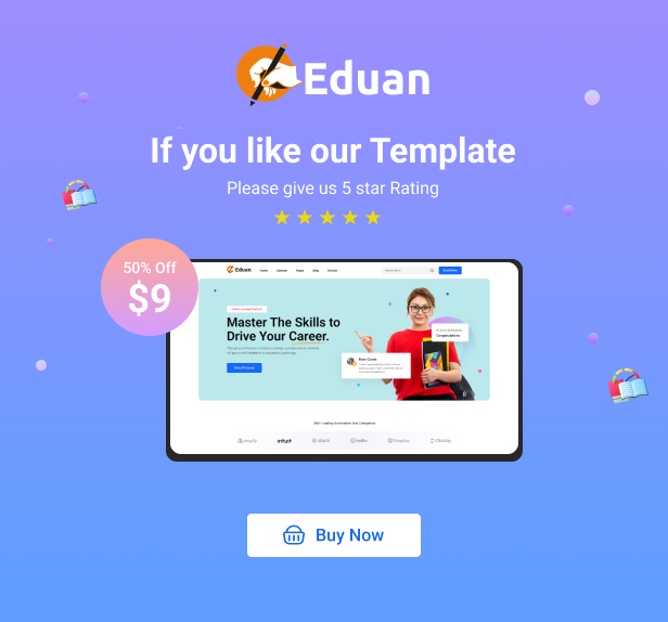 School University & Online Education Template | School Education | eLearning Education - Eduan - 14