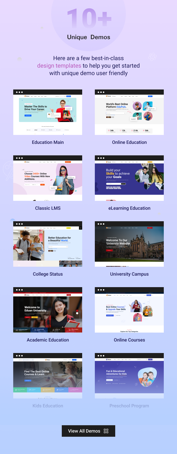 School University & Online Education Template | School Education | eLearning Education - Eduan - 3